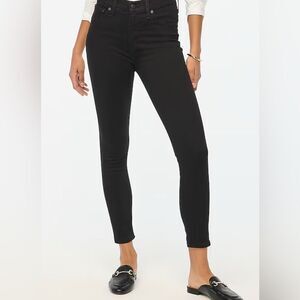 J.Crew 9" mid-rise Tall black skinny jean in signature stretch NWT Size T26